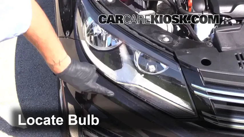 2013 Volkswagen Tiguan S 2.0L 4 Cyl. Turbo Lights Daytime Running Light (replace bulb)